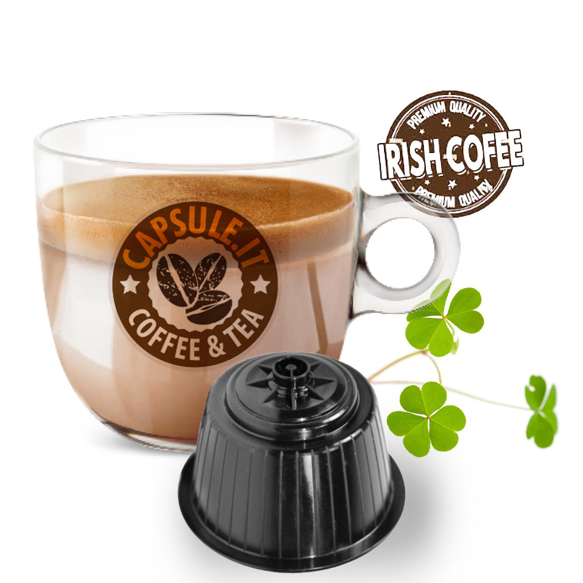 Capsule compatibili Nescafé®* Dolce Gusto®* Irish Coffee